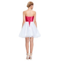 Grace Karin Fashion Strapless Short Puffy White Homecoming Party Dresses CL4097-2